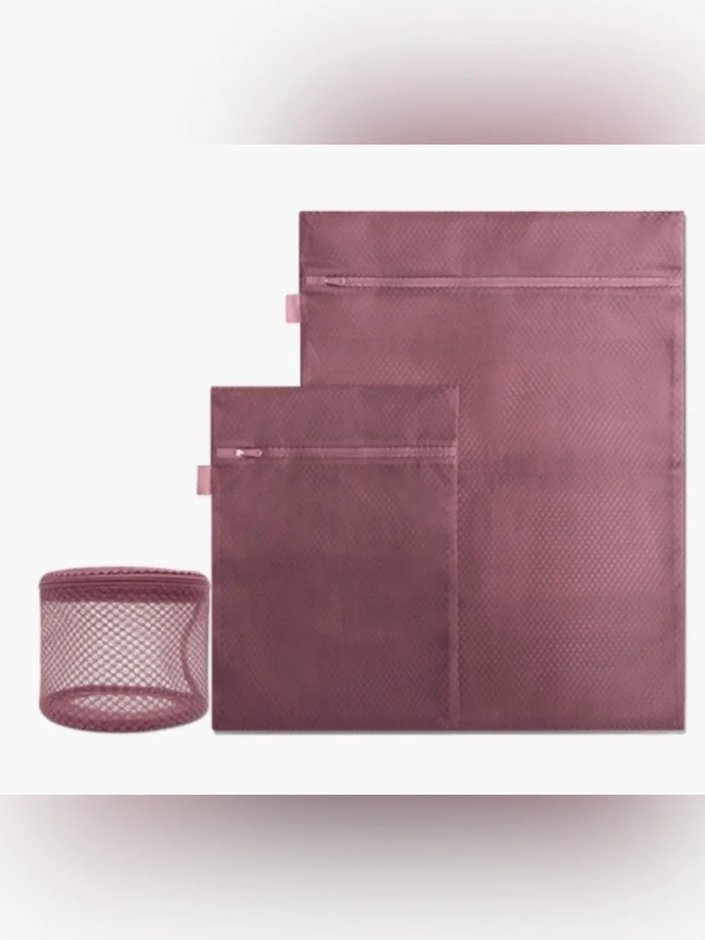 Blissy 3-Piece Garment & Accessory Storage Set in Mauve